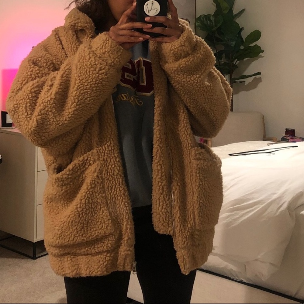 I AM GIA Teddy jacket